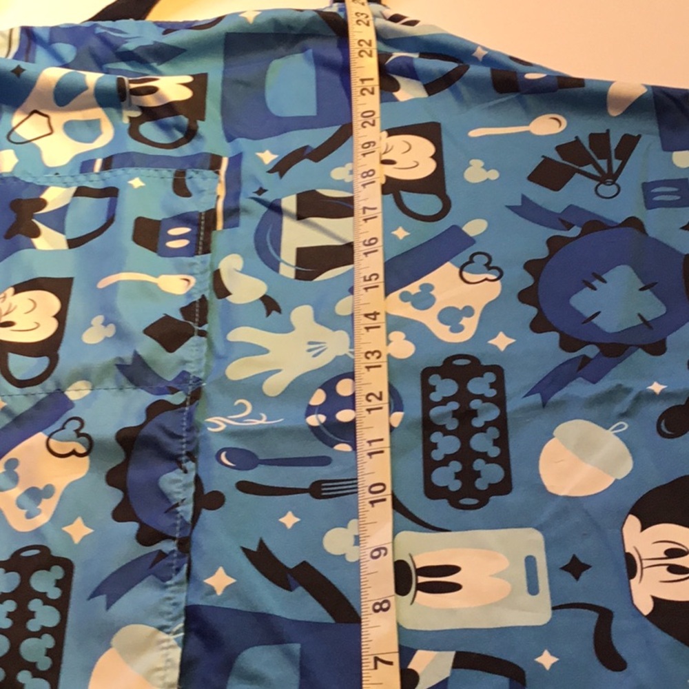 Disney Parks Mickey Mouse Adult Blue Kitchen Apron - Picture 11 of 14